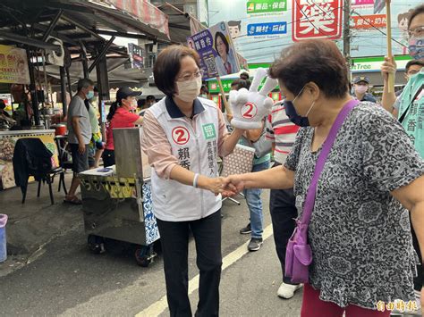 選戰倒數 賴香伶深入眷村至忠貞市場拜票 政治 自由時報電子報