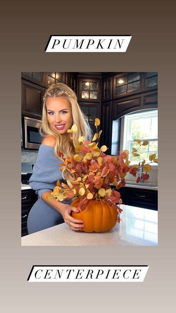 Macy Blackwell On Instagram Easy Pumpkin Centerpiece All You Need