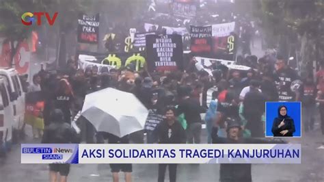 Aremania Gelar Aksi Solidaritas Tuntut Proses Hukum Tragedi Kanjuruhan