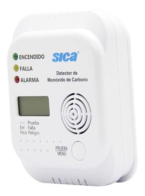 Detector De Monoxido De Carbono A Pilas Con Display Sica El Ctrica Leloir