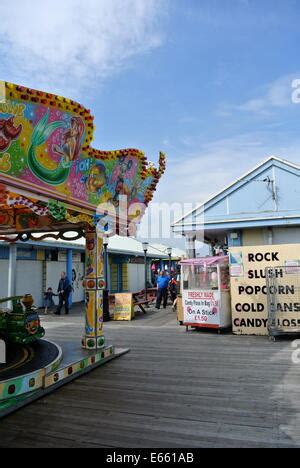 Blackpool Pier, funfair rides Stock Photo - Alamy