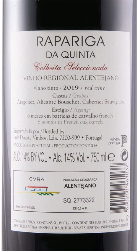 Rapariga Da Quinta Colheita Seleccionada Tinto