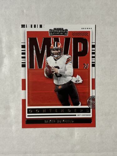 2021 Panini Contenders Baker Mayfield MVP Contenders Insert MVP BMA