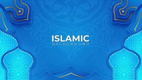 Latar BelakangLatar Belakang Islam Vektor Latar Belakang Islam Biru