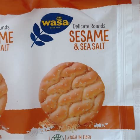 Wasa Delicate Rounds Sesame E Sea Salt Review Abillion