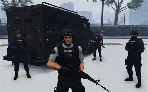 LSPD SWAT Textures For Yard1 S LSSD SEB Ped Model GTA5 Mods