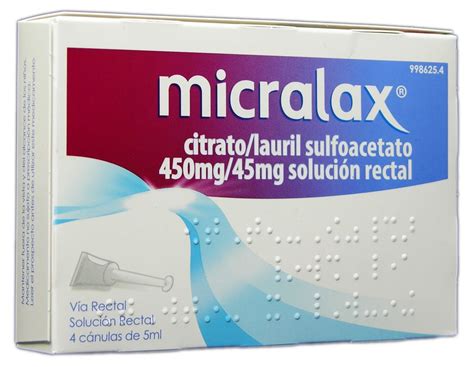 Comprar Micralax Mg Mg Soluci N Rectal X Ml