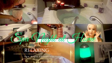 Relaxing Spa Night At Home Pamper Routine Self Care Vlogmas Day 5