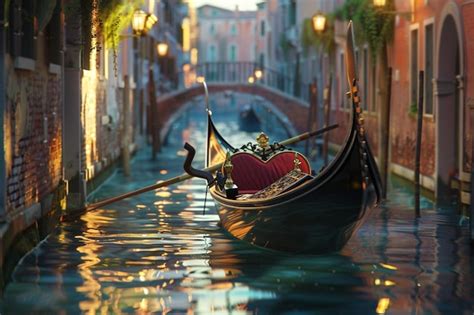 Premium Photo Romantic Gondola Ride Through Venice Canals Octane