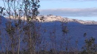 La primera nevada del año cayó en el Cerro Champaquí El Diario de