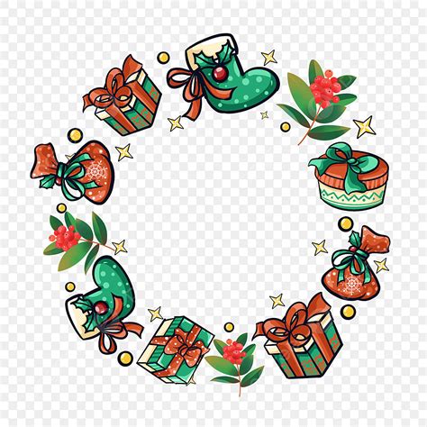 Merry Christmas Border Clipart Hd Png Round Border Merry Christmas