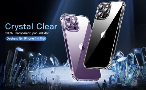 Casekoo Crystal Clear F R Iphone Pro H Lle Nie Vergilbung