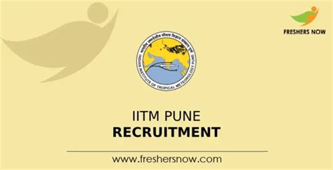 Iitm Pune Recruitment 2024 Notification For 30 Posts Online Form