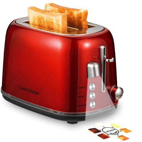 Toaster 2 Slice Projection Stainless Steel Toasters With Bagel Cancel