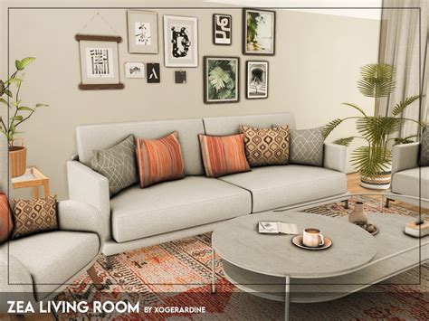 The Sims Resource Zea Living Room TSR Only CC