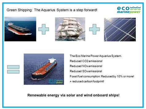 Green Shipping Eco Marine Power