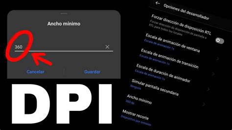 Como Activar El Dpi En Android Como Subir El Dpi Del Celular