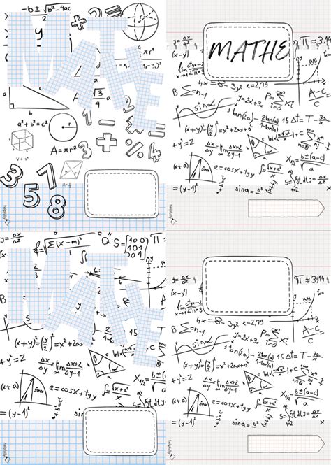 Deckblätter Schule Vorlage Mathe 4 Designs Pdf Helpfullyde