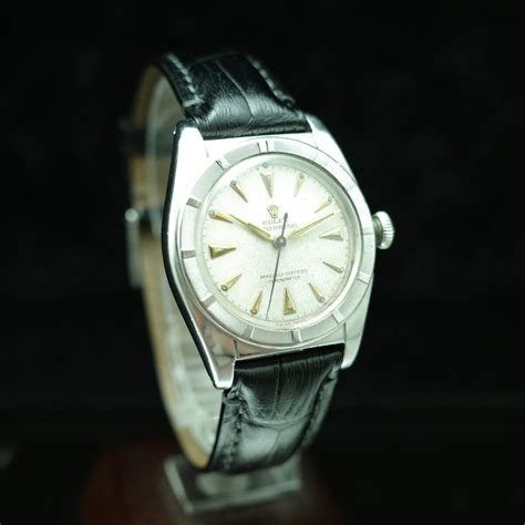 ロレックス Rolex バブルバック Bubble Back Ref5015 アンティーク1948年 オリジナル文字盤 Ss メンズ ボーイズ 動作良好極 高騰 1円本体｜売買された