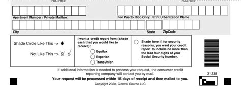 Annual Credit Report Form ≡ Fill Out Printable Pdf Forms Online