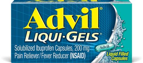 Advil Liqui-Gels Liquid Gels: Dosage & Ingredients | Advil