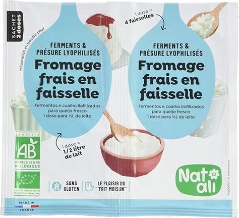 Nat Ali Ferment Bio Faisselle G Amazon Fr Epicerie