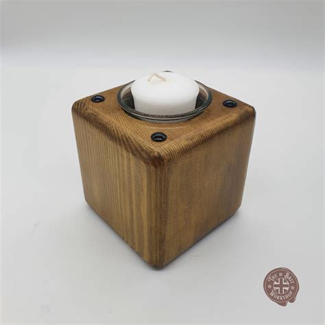 Rustic votive candle holder – The Brit Workshop