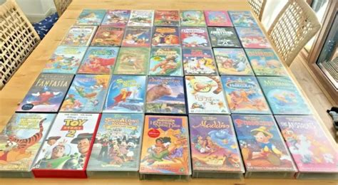 Walt Disney Classic Vhs Video Bundle Collection Of 38 Vintage Retro £55 00 Picclick Uk