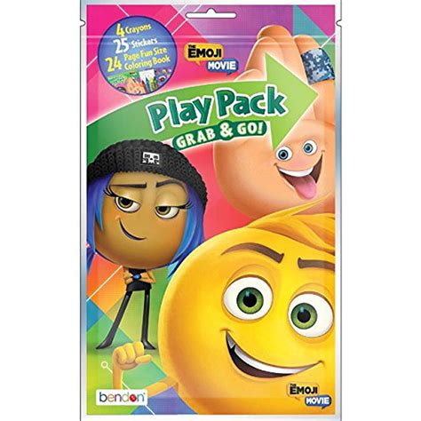 12X Emoji Movie Grab and Go Play Pack Party Favors (12 Packs) - Walmart.com