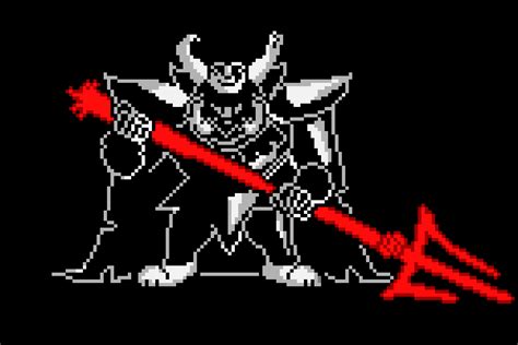 Pixilart - UFH asgore battle sprite by Apathine