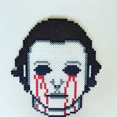 Michael Myers Perler Beads By Imayfair Perler Beads Perler Bead Art