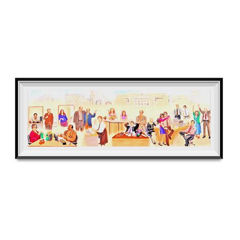 Pam Beesly Mural Painting Poster Dunder Mifflin Etsy