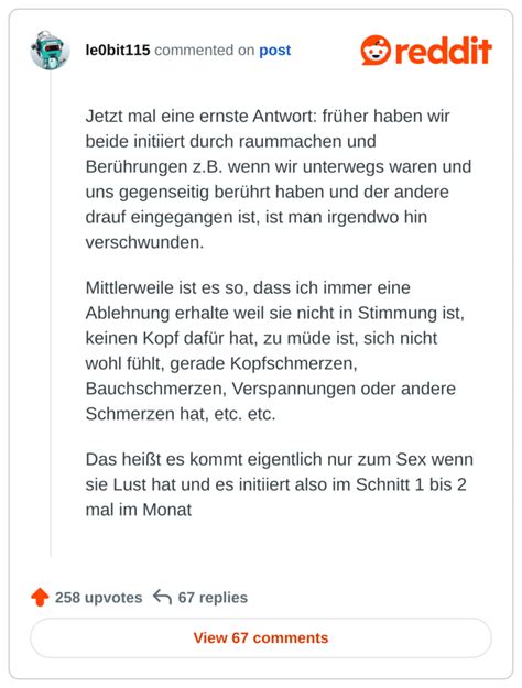 Wie Wird Bei Euch Sex Initiiert Twitterperlen