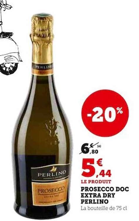 Promo Prosecco Doc Extra Dry Perlino Chez U Express Icatalogue Fr