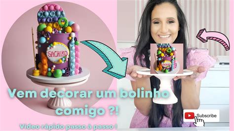 DECORANDO BOLO POPET VÍDEO RÁPIDO Roseane Moura YouTube