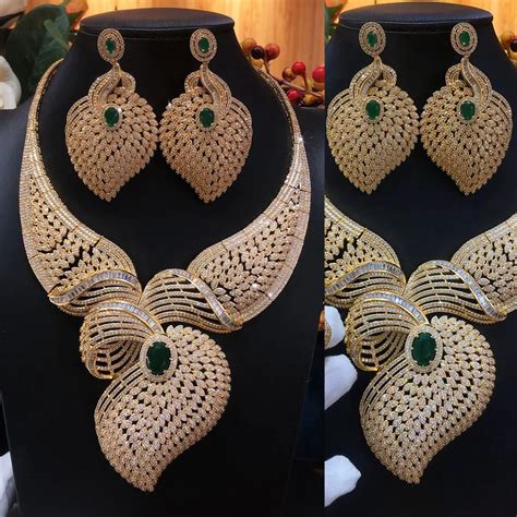 GODKI Big Fashion Luxury 4PCS Bold Bowknot Nigerian Jewelry Sets For