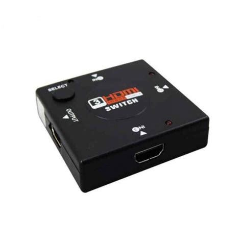 Mini Hub Switch Chaveador Divisor De Hdmi Portas Entradas