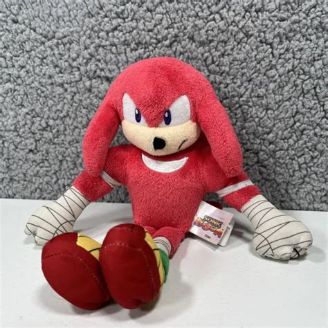 Vintage Sonic Boom The Hedgehog Knuckles Red Plush Toy Sega Tomy Rare