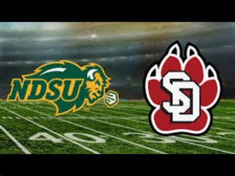 Ndsu Bison Vs Usd Coyotes Football Game Live Ndsufootball Youtube