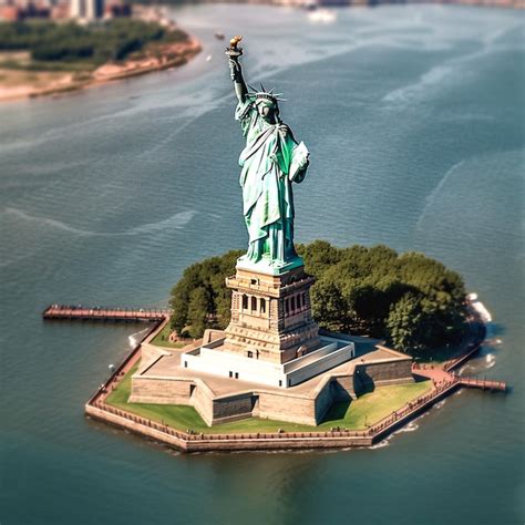 Premium AI Image | new york statue of liberty