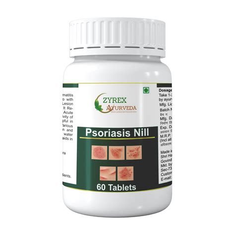 Zyrex Psoriasis Nill Tablets 60 Tablets Pack Zyrex Ayurveda