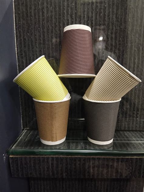 Packet Size 25 Pcs 250 Ml Ripple Paper Cup At Rs 1 6 Piece In Jaipur