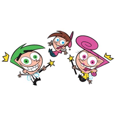 T L Charger Parrains Magiques Personnages Wanda Et Cosmo Png