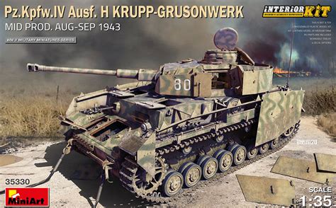 Miniart Pz Kpfw Iv Ausf H Krupp Grusonwerk Mid Prod Aug Sep