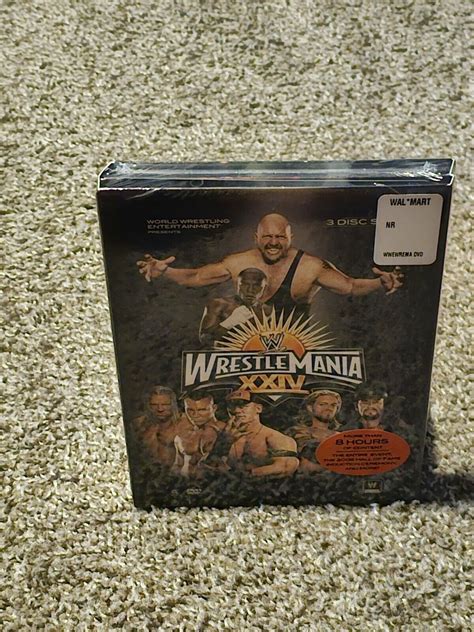 Wwe Wrestlemania Xxiv Brand New Factory Sealed Disc Set Dvd Wrestling