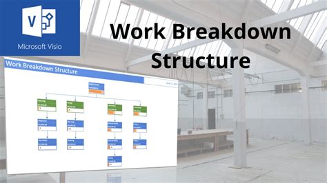 Work Breakdown Structure In Microsoft Visio Youtube