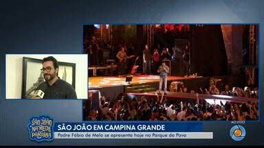 JPB2 Padre Fábio de Melo se apresenta no São João de Campina Grande