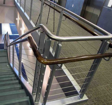 Custom Metal Handrails Stairs Pinnacle Metal Products