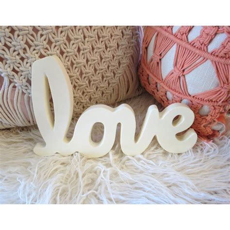 Vintage Love Sign 70s Wall Hanging Hippie Art Plastic 1970s Etsy