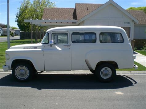 1961 Dodge Town Wagon 6 Passenger 2wd Half Ton Truck Classic Dodge